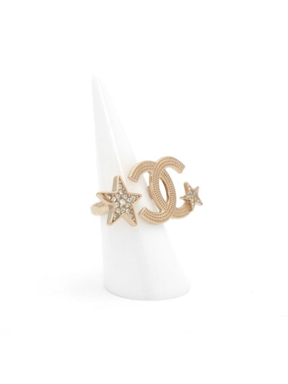 Chanel Ring Gold CC Logo Star - Picture 8 of 10